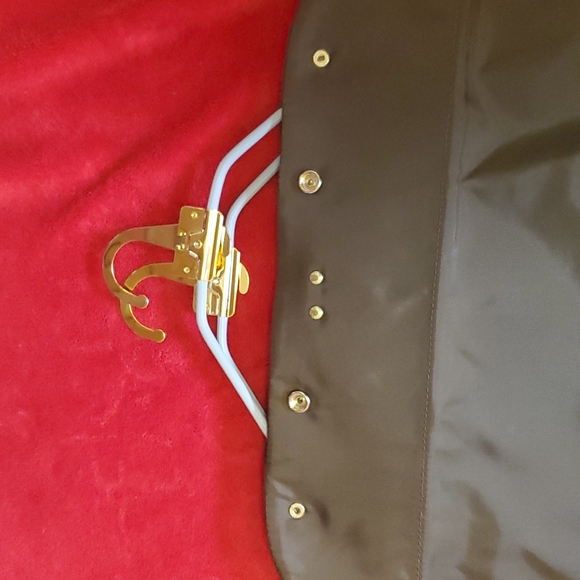 Authentic Louis Vuitton Paris,Hanging Garment Bag with 2 hangers.Made in France. - Picture 7 of 15